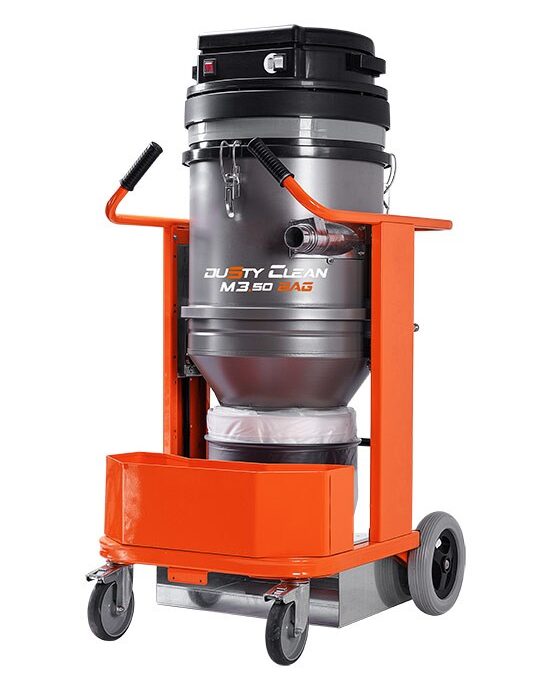 Industrial dry vaccum cleaner – self clean